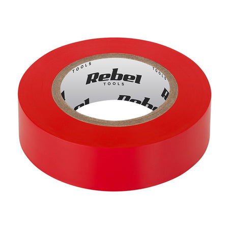 Bandă izolatoare roșie 19 mm × 9,14 m cu grosime de 0,13 mm Rebel NAR0432