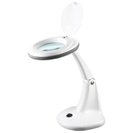 Lampă de birou cu lupă de 5 dioptrii și iluminare LED de 6 W Rebel NAR0460-2