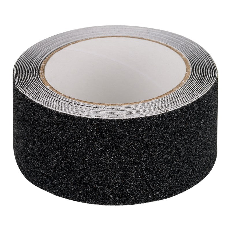 Bandă anti-alunecare neagră din PVC de 0,75 mm × 50 mm × 5 m Rebel NAR0480