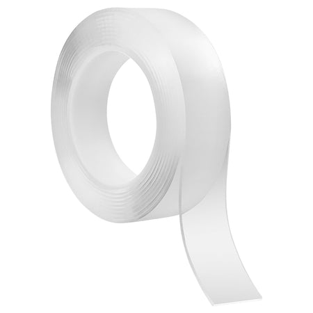 Bandă dublu adezivă de montaj 19 mm × 1,5 m transparentă din gel PU Rebel NAR0490-1.5