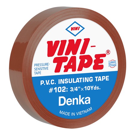 Bandă izolatoare maro 0,15 mm × 19 mm × 10 yarzi VINI NAR0512