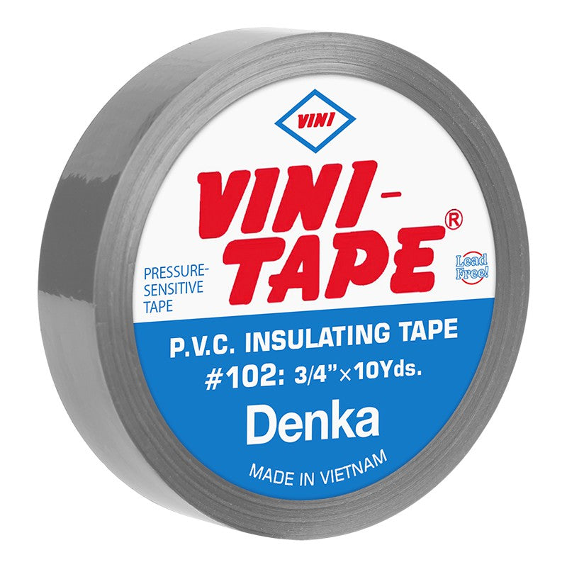 Bandă izolatoare gri 0,15 mm × 19 mm × 9,144 m VINI NAR0516