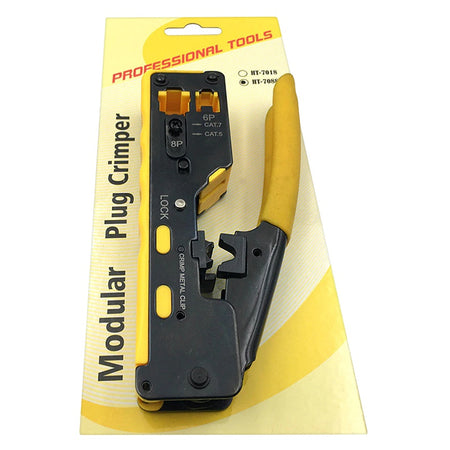 Clește de sertizat RJ45 Cat5e/Cat6/Cat7 pentru conectori 6P și 8P HT-7088 E6059 NAR0872