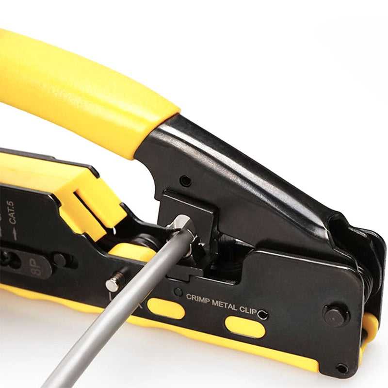 Clește de sertizat RJ45 Cat5e/Cat6/Cat7 pentru conectori 6P și 8P HT-7088 E6059 NAR0872