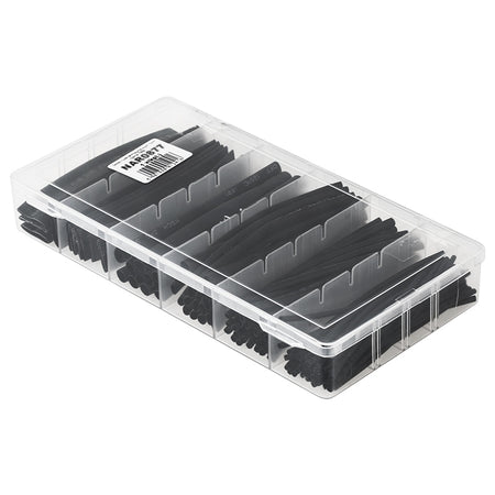 Set tuburi termocontractabile negre cu lungimea de 100 mm NAR0877