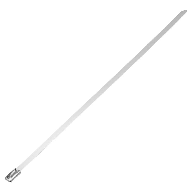 Set 100 coliere metalice din inox 304 de 200 × 4,6 mm NAR201X46