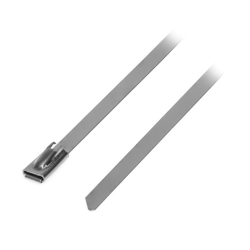 Set 100 coliere metalice din inox 304 de 200 × 4,6 mm NAR201X46