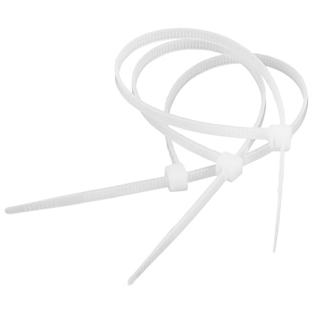 Set fasete din nylon alb 280 × 3,5 mm, 100 bucăți NAR2212