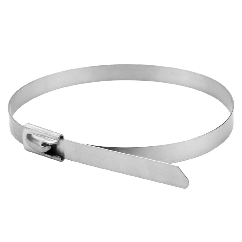 Set 100 coliere metalice din inox 304 de 360 × 4,6 mm NAR360X46