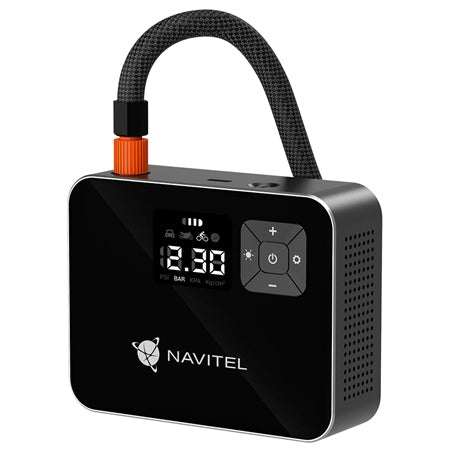 Compresor auto fără fir AIR 15 AL cu afișaj LCD și oprire automată Navitel NAV005