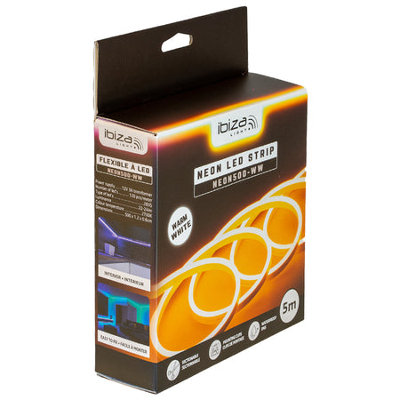 Bandă NeonFlex LED 5m IP65 flexibilă pentru interior și exterior Ibiza Light