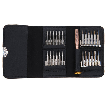 Set șurubelnițe de precizie Torx 25in1 cu husă piele Forever OEM0002371