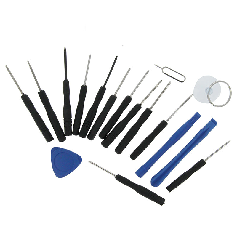 Kit 17 piese pentru reparare telefon, tabletă, laptop OEM0002406