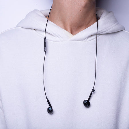 Căști stereo USB-C, cablu 1,2 m, microfon, negre Maxlife OEM0002421