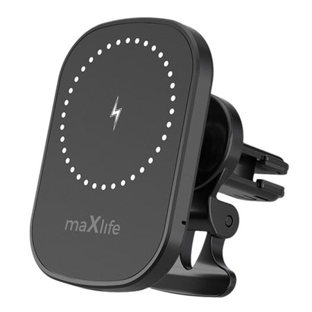 Suport telefon magnetic cu încărcare wireless 15W prindere ventilație Maxlife OEM0002447