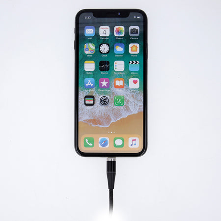 Cablu magnetic 3 în 1 USB-C/Lightning/Micro USB 1 m negru Maxlife OEM001960