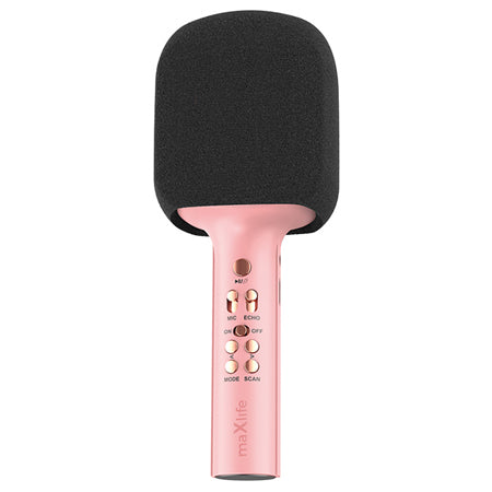 Microfon karaoke cu difuzor incorporat Bluetooth 5.0 Maxlife