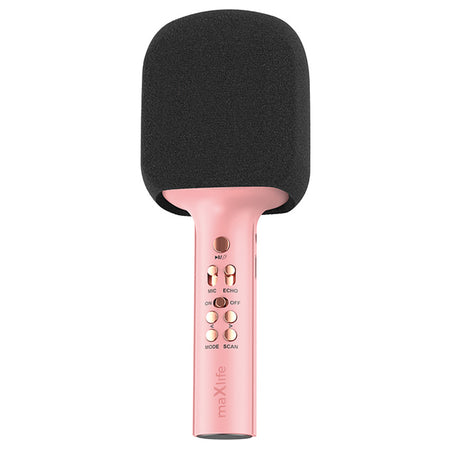 Microfon karaoke cu difuzor incorporat Bluetooth 5.0 Maxlife