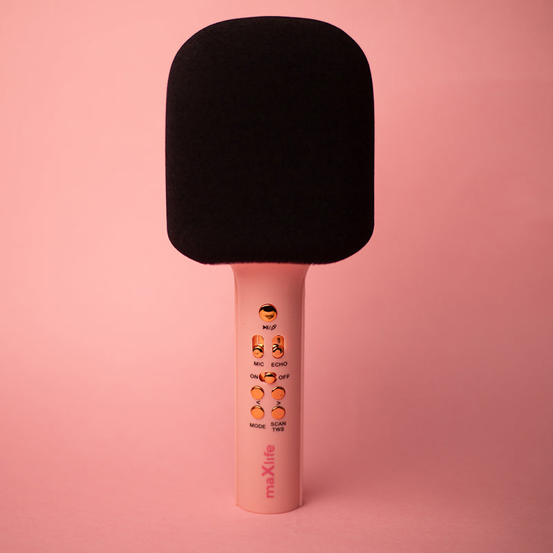 Microfon karaoke cu difuzor incorporat Bluetooth 5.0 Maxlife