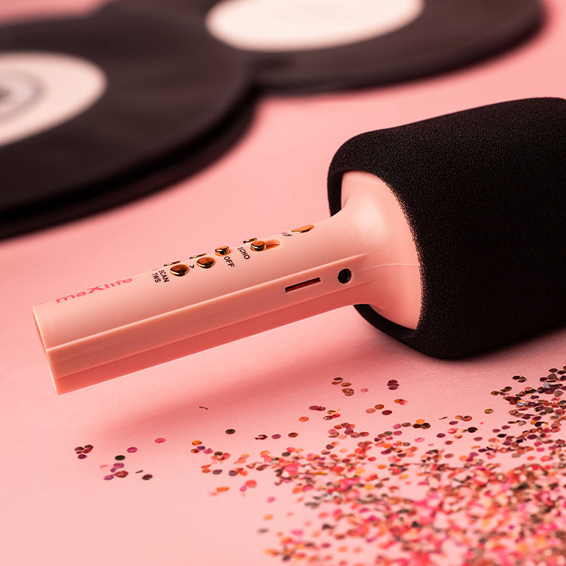 Microfon karaoke cu difuzor incorporat Bluetooth 5.0 Maxlife