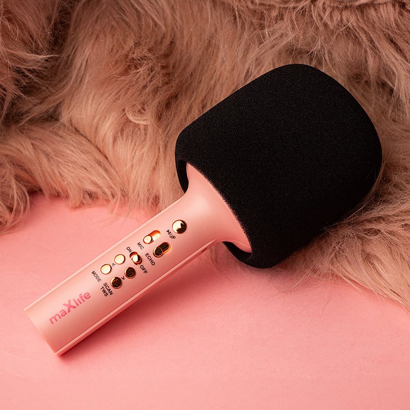 Microfon karaoke cu difuzor incorporat Bluetooth 5.0 Maxlife