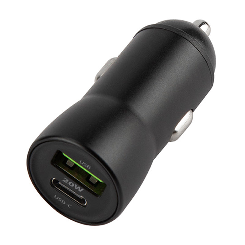 Încărcător auto MXCC-04 cu USB-A și USB-C de 20 W și cablu USB-C 60 W Maxlife OEM0400390