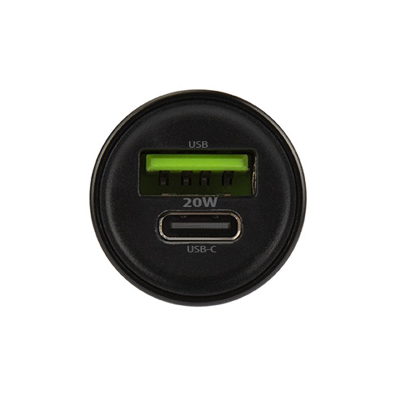 Încărcător auto MXCC-04 cu USB-A și USB-C de 20 W și cablu USB-C 60 W Maxlife OEM0400390