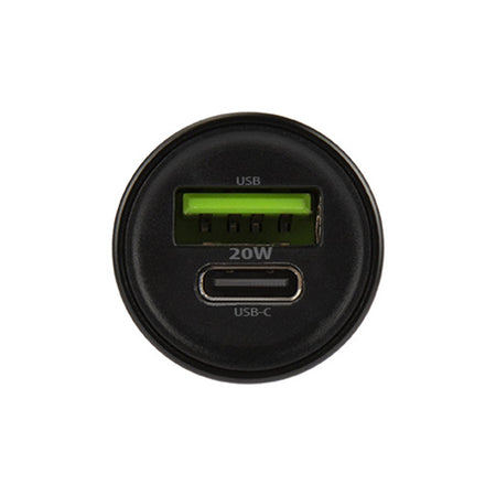 Încărcător auto MXCC-04 cu USB-A și USB-C de 20 W și cablu USB-C 60 W Maxlife OEM0400390