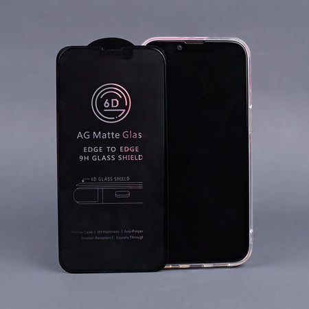 Folie sticlă mată 6D pentru iPhone 16 Pro, iPhone 17 OEM102715