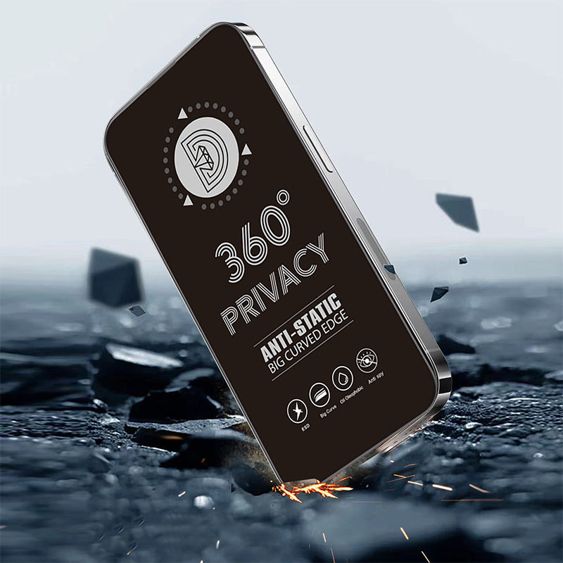 Folie sticlă privacy 360 pentru iPhone 17 Pro Max OEM103400