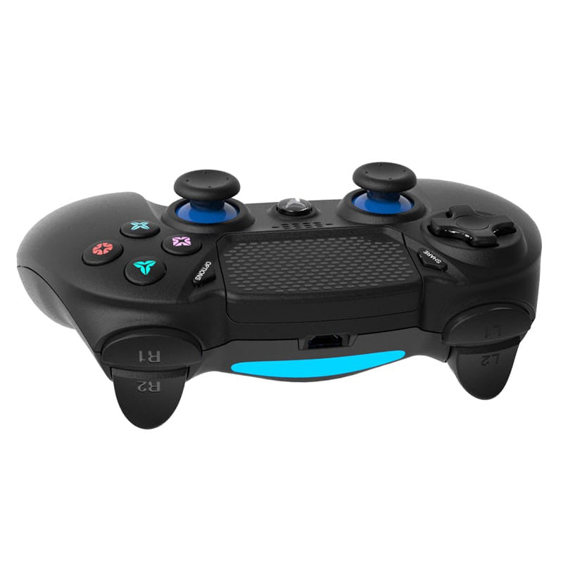 Gamepad wireless Bluetooth pentru PS4 și PC, negru Omega OGPPS4