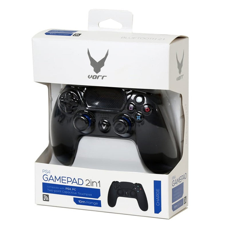 Gamepad wireless Bluetooth pentru PS4 și PC, negru Omega OGPPS4