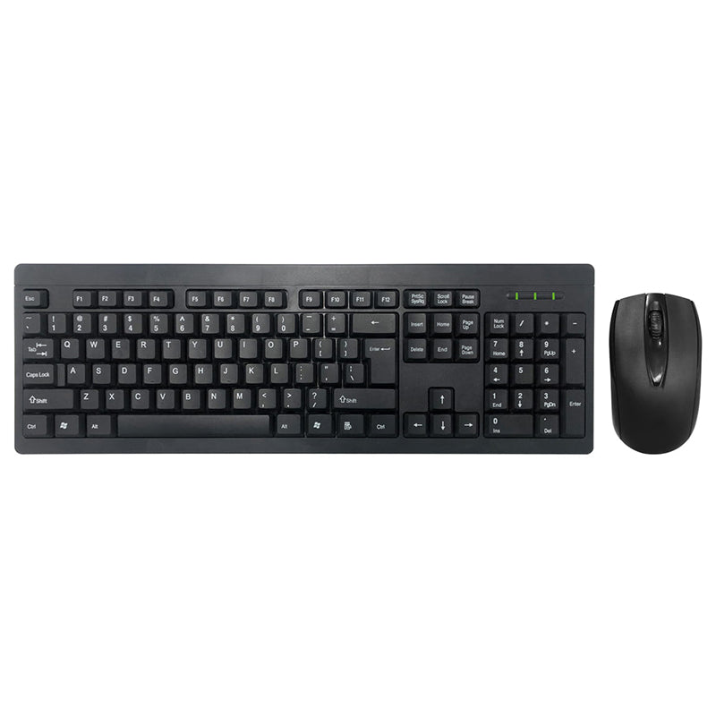 Kit tastatură și mouse wireless cu tastatură 104 taste și mouse 1000 DPI Omega OKM081WB