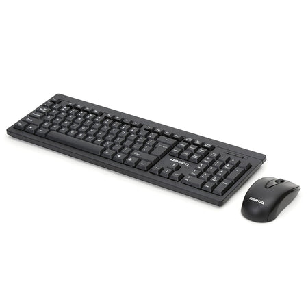 Kit tastatură și mouse wireless cu tastatură 104 taste și mouse 1000 DPI Omega OKM081WB