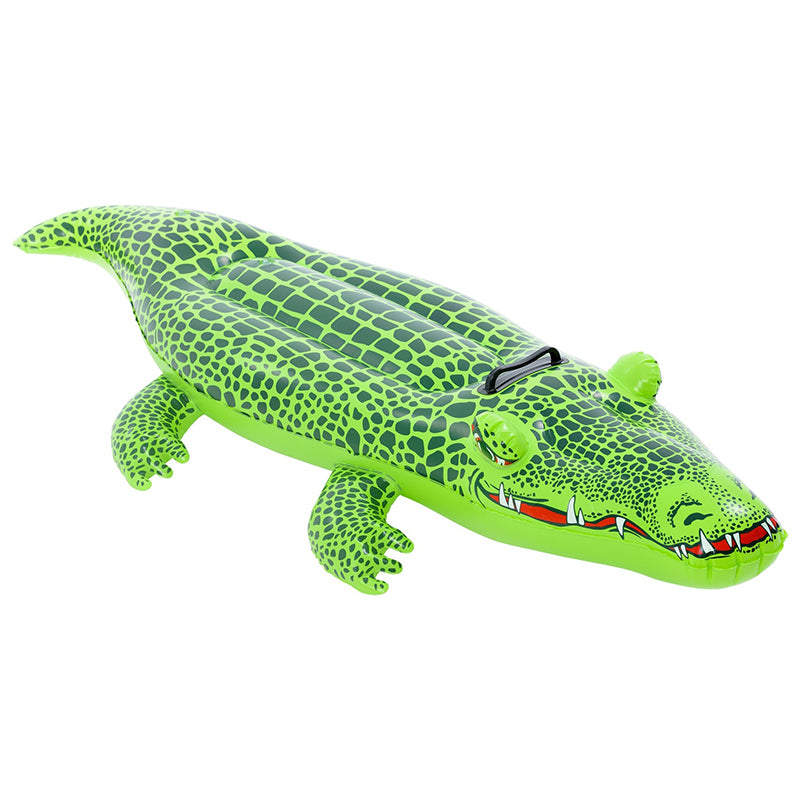 Saltea gonflabilă crocodil cu dimensiuni 139 × 61 × 23 cm și sarcină maximă 45 kg SunClub P-31225