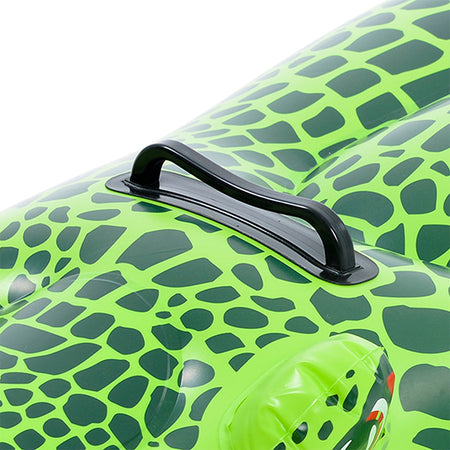 Saltea gonflabilă crocodil cu dimensiuni 139 × 61 × 23 cm și sarcină maximă 45 kg SunClub P-31225
