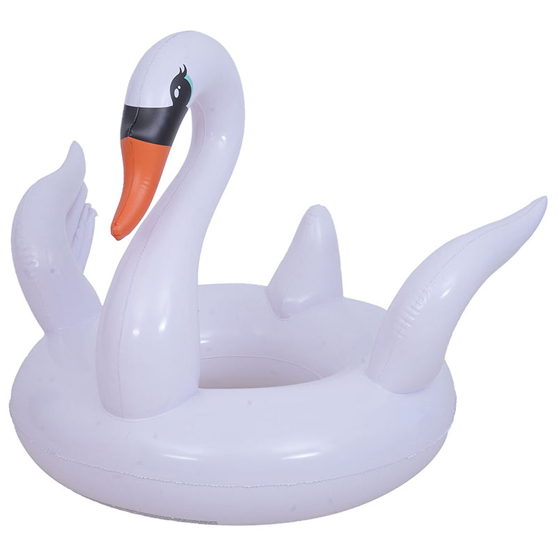 Colac gonflabil model lebădă cu diametru 104 cm din PVC SunClub P-35479
