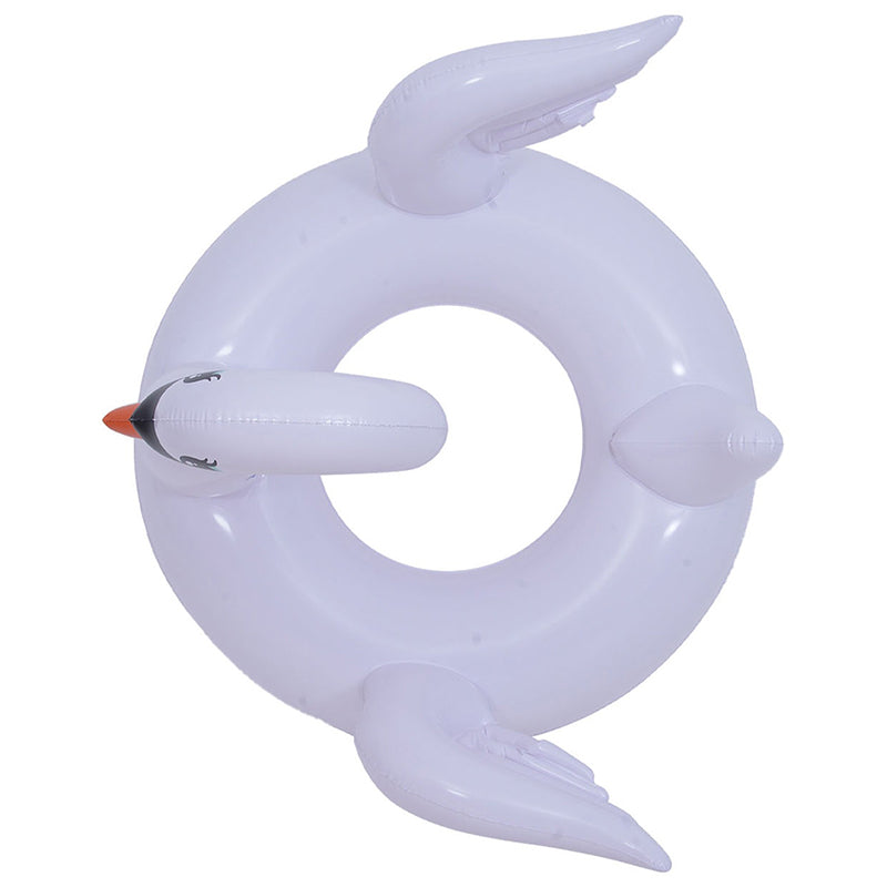 Colac gonflabil model lebădă cu diametru 104 cm din PVC SunClub P-35479