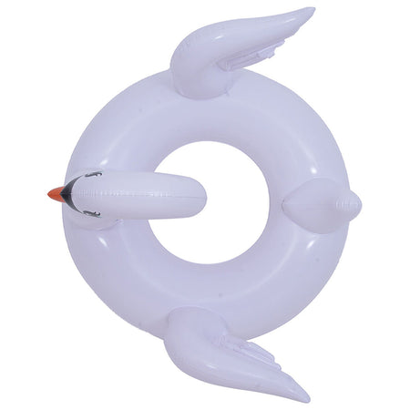 Colac gonflabil model lebădă cu diametru 104 cm din PVC SunClub P-35479