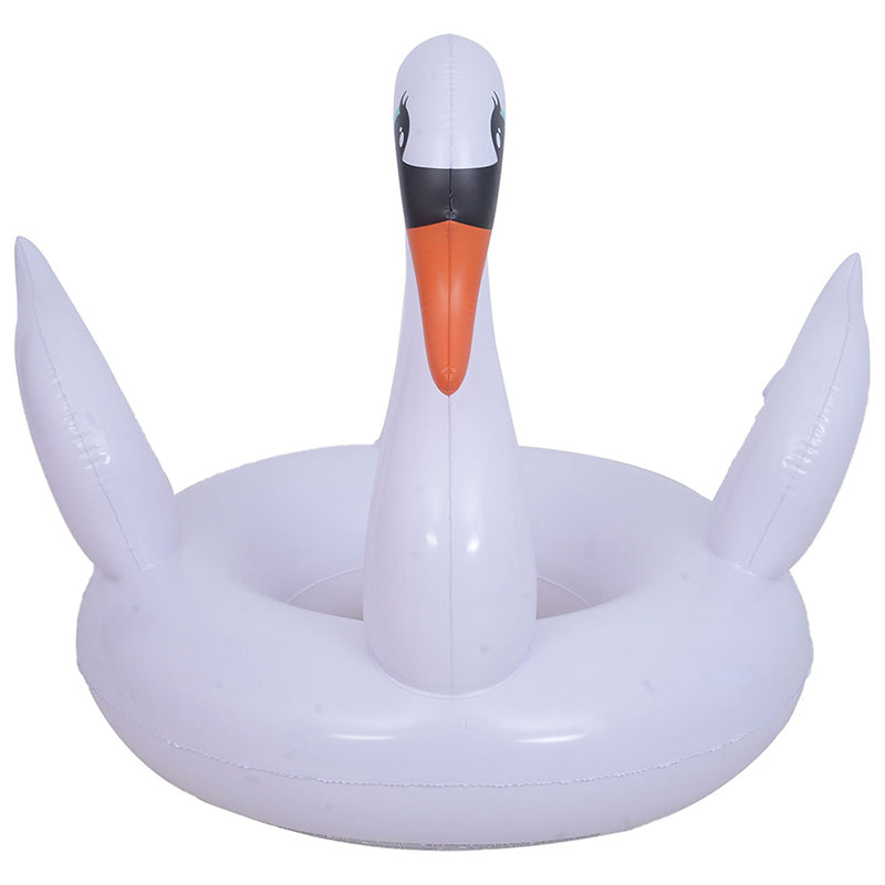 Colac gonflabil model lebădă cu diametru 104 cm din PVC SunClub P-35479