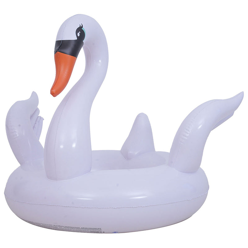 Colac gonflabil model lebădă cu diametru 104 cm din PVC SunClub P-35479