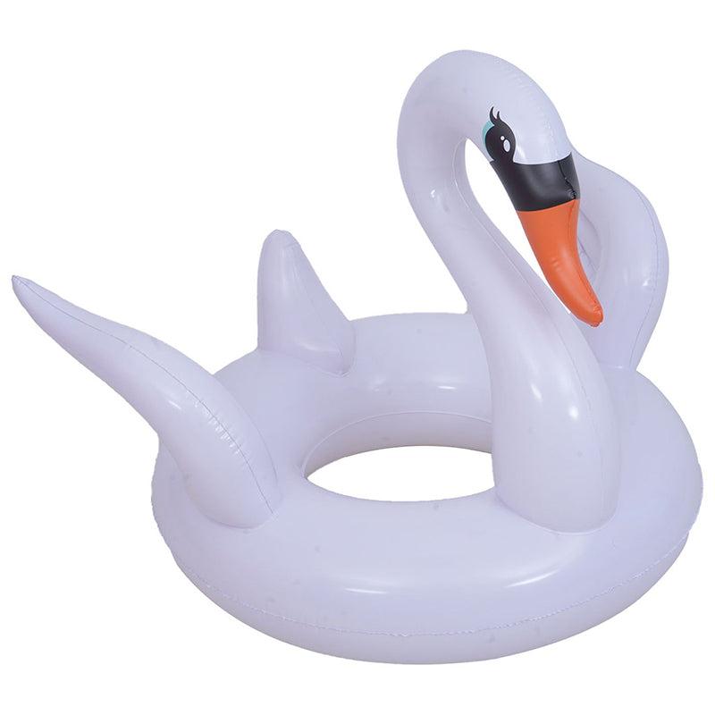 Colac gonflabil model lebădă cu diametru 104 cm din PVC SunClub P-35479
