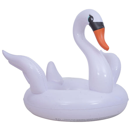 Colac gonflabil model lebădă cu diametru 104 cm din PVC SunClub P-35479