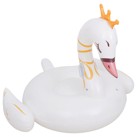 Saltea gonflabilă model lebădă copii, PVC, 155 × 132 cm, SunClub P-35483