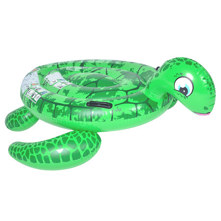 Saltea gonflabilă model broască testoasă pentru copii, PVC, 134 × 112 cm SunClub P-37611
