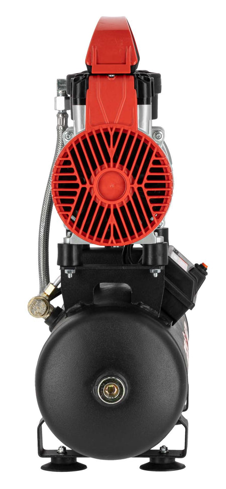 Compresor aer fără ulei, 750 W, 167 L/min, 8 bar, rezervor 9 L, super silențios PROLINE P200003