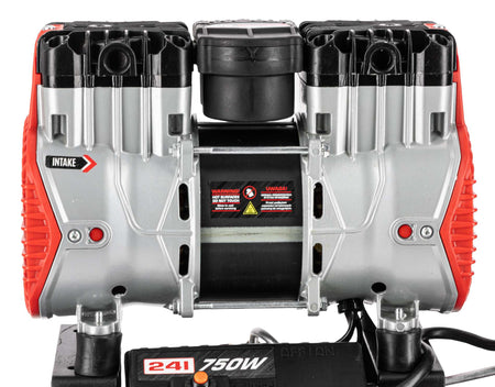 Compresor aer fără ulei, 750 W, 8 bar, 167 L/min, 24 L, silențios PROLINE P200004