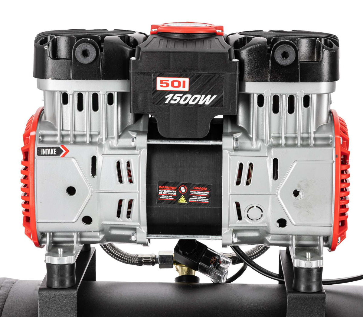 Compresor aer fără ulei, 750 W, 8 bar, 254 l/min, rezervor 50 l - Proline P200005