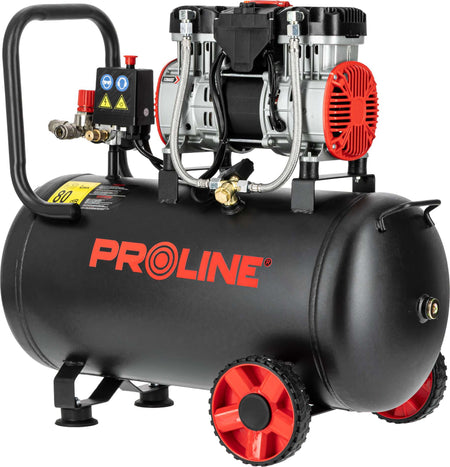 Compresor aer fără ulei, 750 W, 8 bar, 254 l/min, rezervor 50 l - Proline P200005