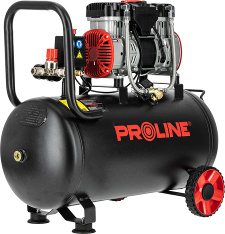 Compresor aer fără ulei, 750 W, 8 bar, 254 l/min, rezervor 50 l - Proline P200005